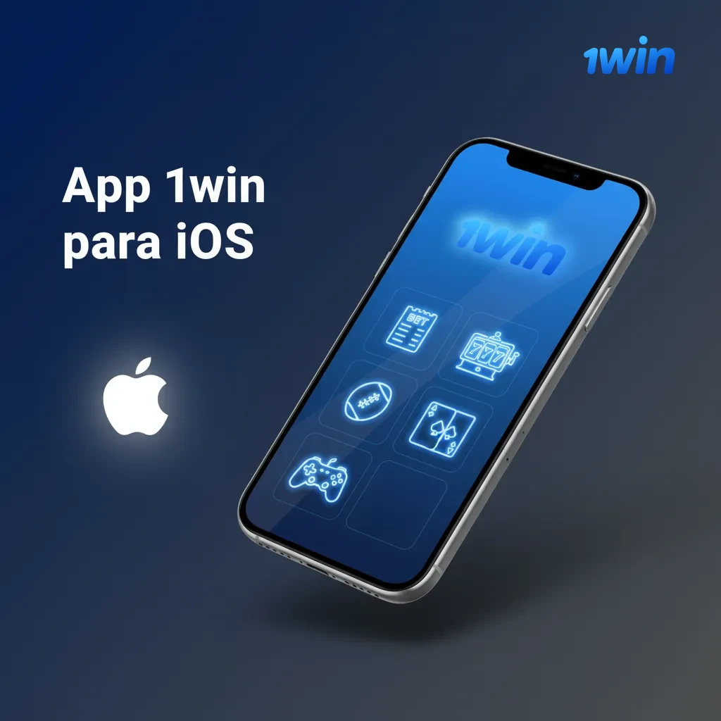 App 1win para iOS en iPhone y iPad: apuestas, casino, transmisiones y pagos; gratis, iOS 12+.