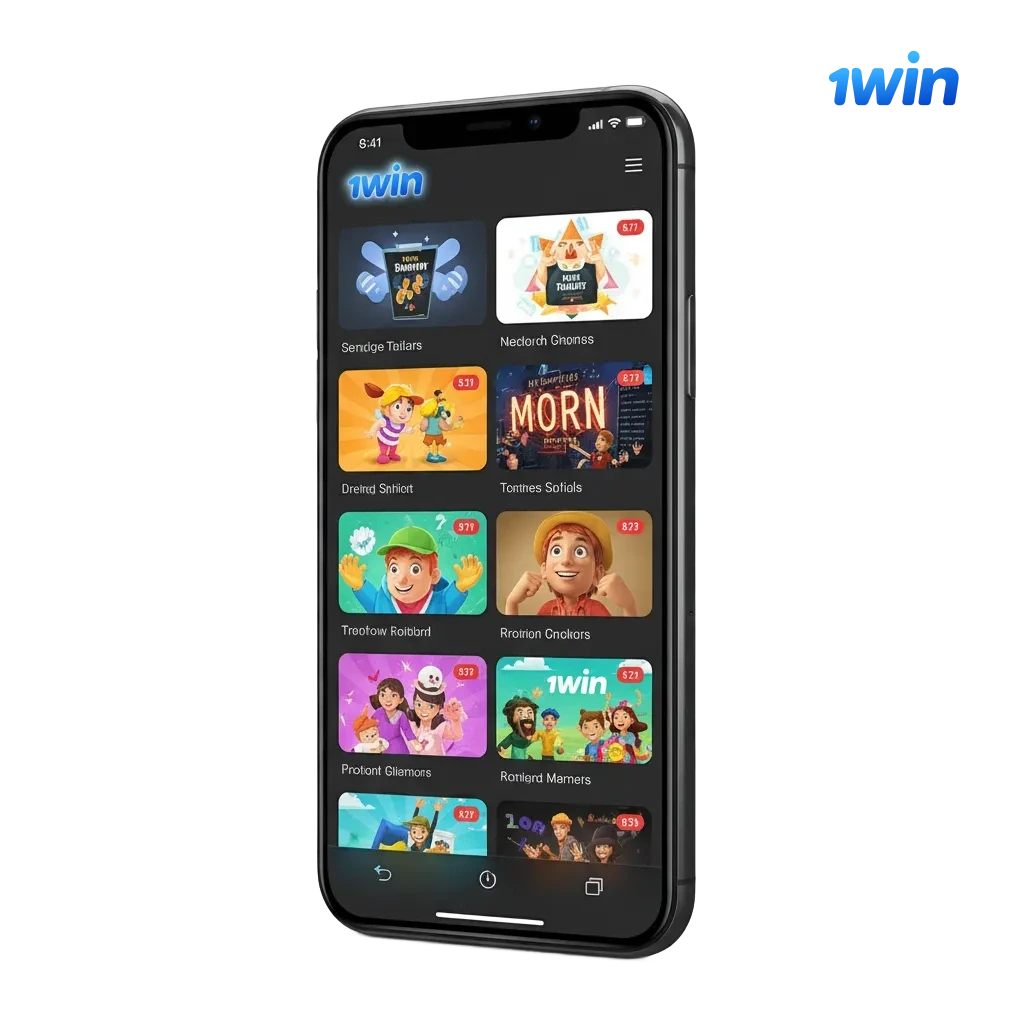 Banner de la app 1win para Android e iOS: apuestas y casino, descarga legal en Argentina, pagos con VISA, Apple Pay y cripto.